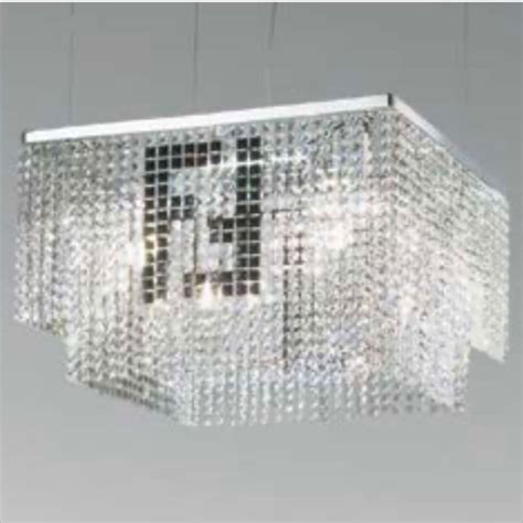 Swarovski Crystal Chandeliers by Fendi Casa, a pair 